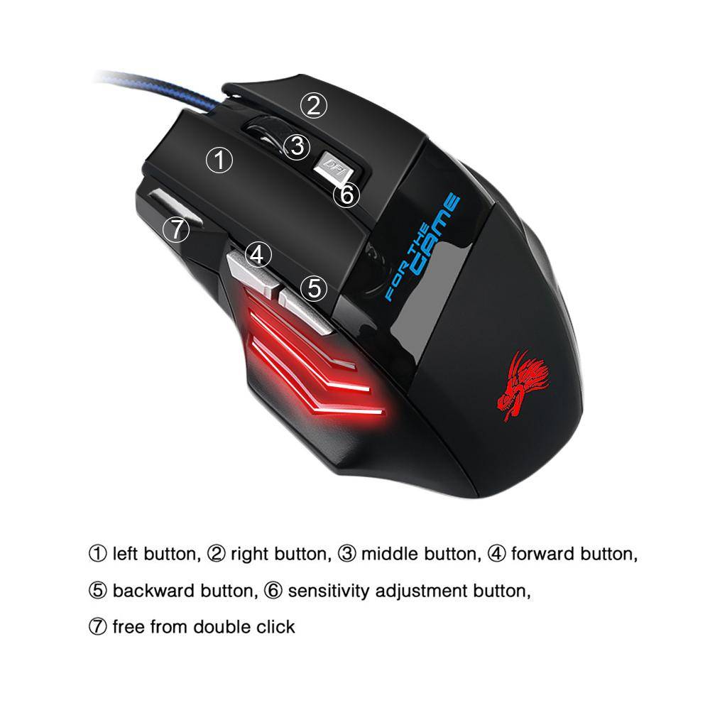 Wired LED Gaming Mouse