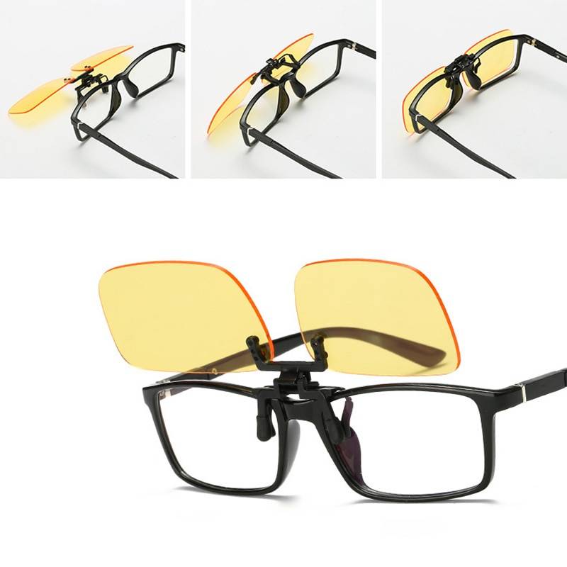 Anti-Blue Light Clip-On Gaming Glasses