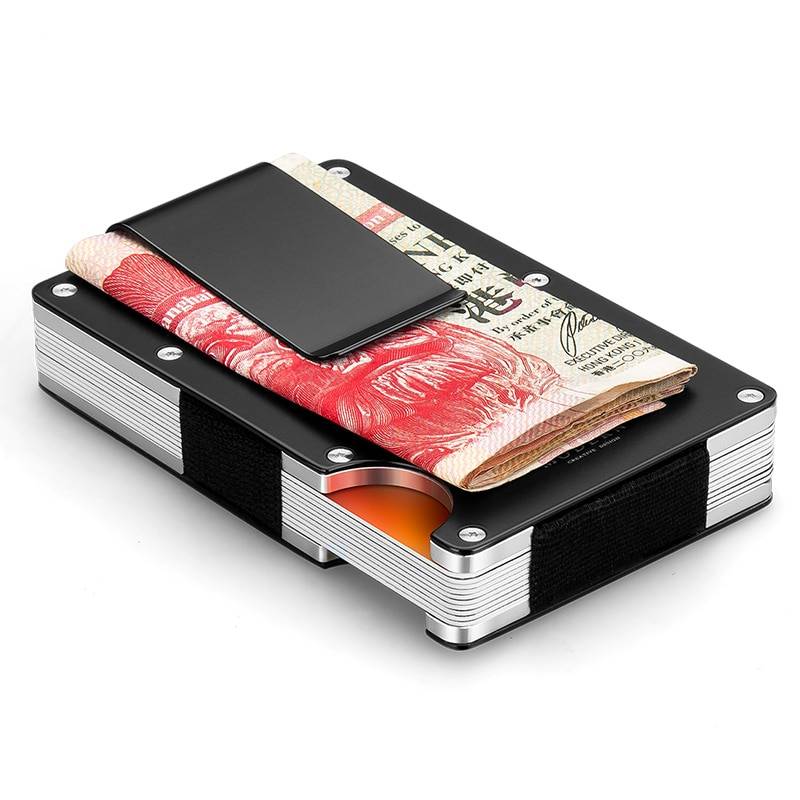 Expandable Card Holder With Money Clip