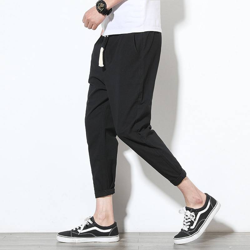 Fashion Ankle-Length Cotton Joggers