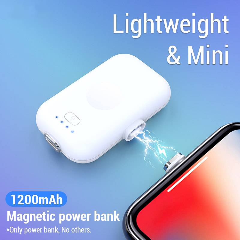 Fast Charging Mini Magnetic Power Bank for Mobile Phones