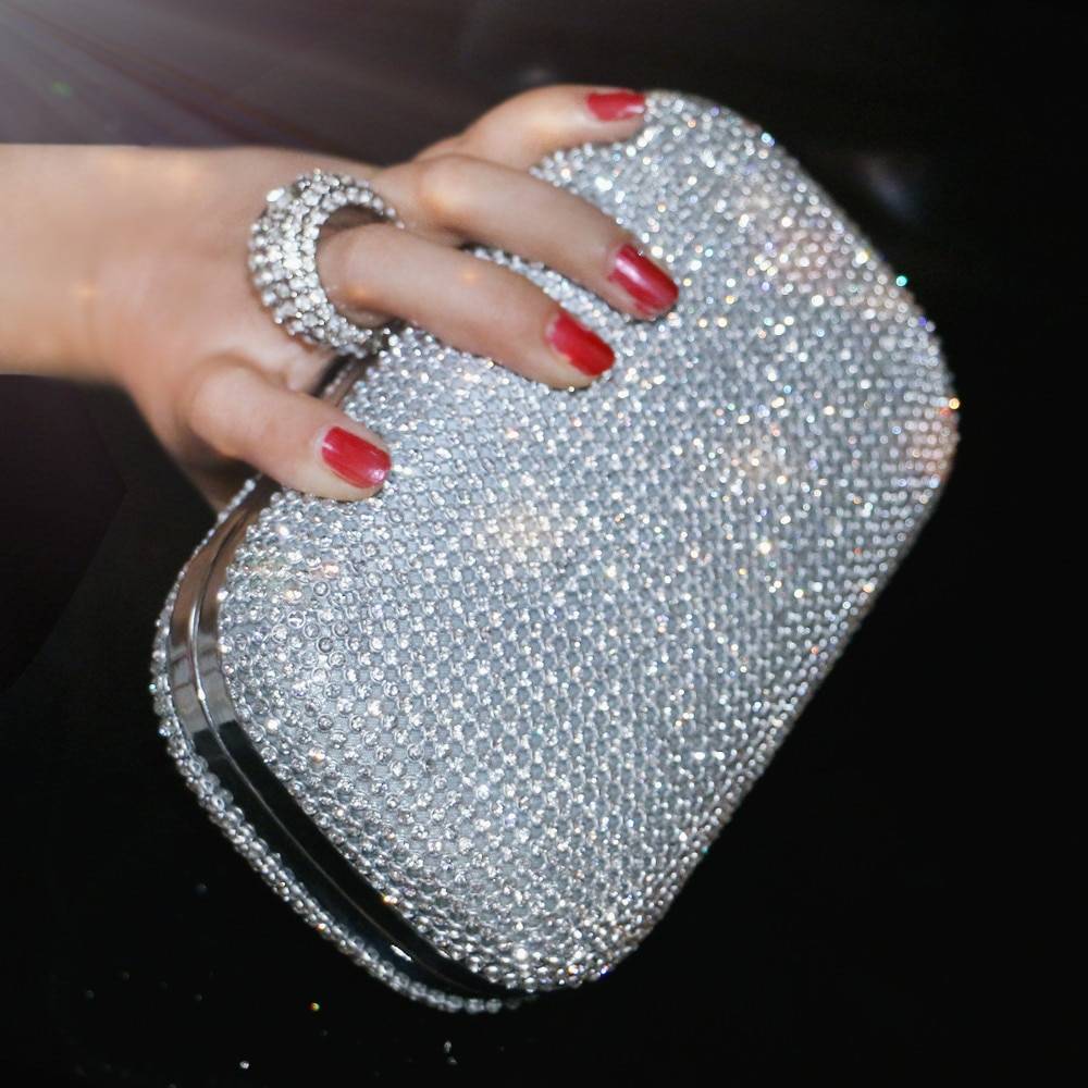 Rhinestone Evening Clutch